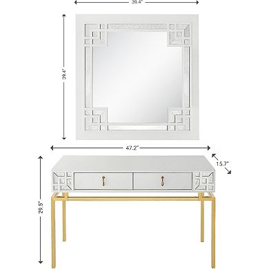 Camden Isle Dynasty Wall Mirror & Console Table