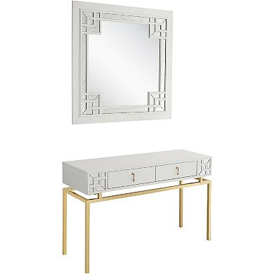 Camden Isle Dynasty Wall Mirror & Console Table