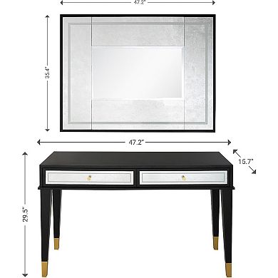 Camden Isle Makalu Wall Mirror & Console Table