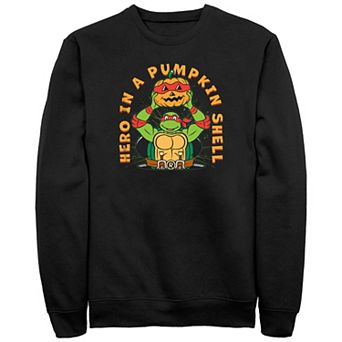 Big & Tall Teenage Mutant Ninja Turtles Hero In A Pumpkin Shell Halloween Fleece Sweatshirt