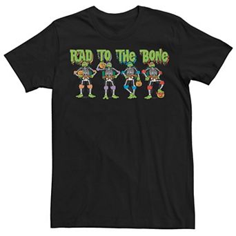 Big & Tall Teenage Mutant Ninja Turtles Rad To The Bone Halloween Graphic Tee