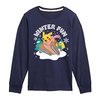 Pokemon Winter Fun Long Sleeve Tee