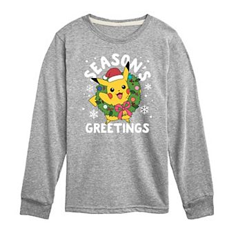 Pokemon Seasons Greetings Long Sleeve