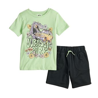 Boys 4-8 Jurassic Park Tee & Shorts Set