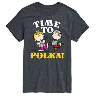 Big & Tall Peanuts Time To Polka Graphic Tee