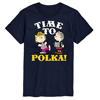 Big & Tall Peanuts Time To Polka Graphic Tee