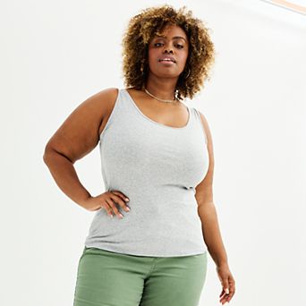 Plus Size Sonoma Goods For Life® Everyday Layering Tank