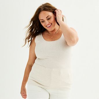 Plus Size Sonoma Goods For Life® Everyday Layering Tank