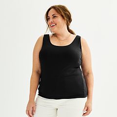 100 Percent Cotton Tops for Women Women Tank Tops Solid Color Casual Halter  Strap Top Black Plus Size Top, Black, Large : : Clothing, Shoes &  Accessories