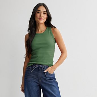 Women's Sonoma Goods For Life® High Neck Layering Tank Top