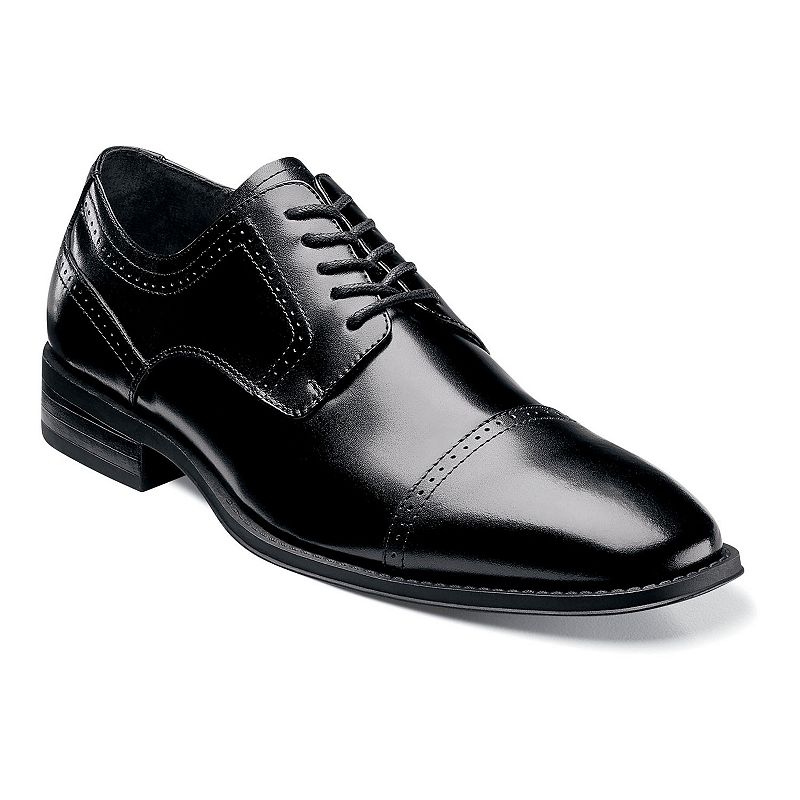 Stacy Adams Waltham Men's Leather Dress Shoes, Size: 11, Black