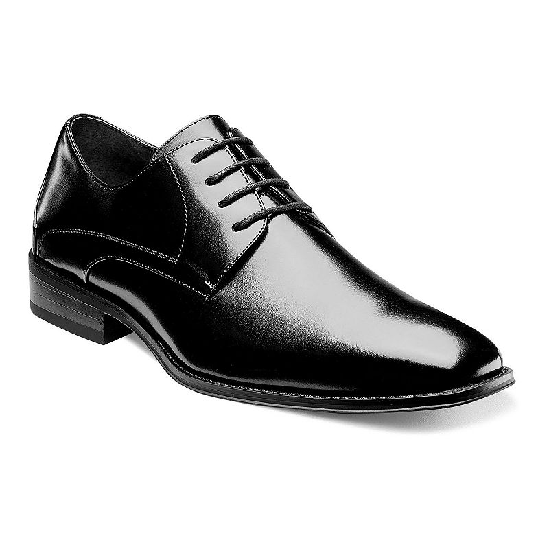 Stacy Adams Wayde Men's Leather Dress Shoes, Size: 10.5, Black