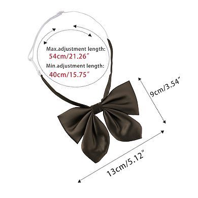 Women's Pre-tied Bowknot Bowties Adjustable Bow Tie Adjustable Strap