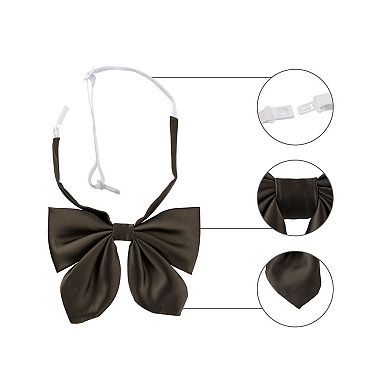 Women's Pre-tied Bowknot Bowties Adjustable Bow Tie Adjustable Strap