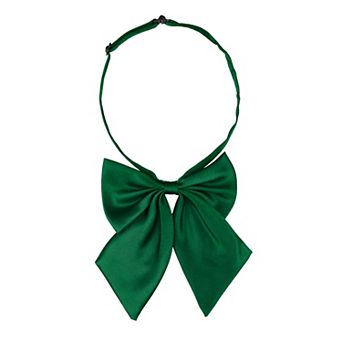 Women's Adjustable Solid Color Pre-tied Bowknot Uniform Bow Tie