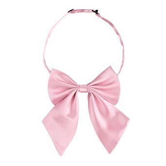 Women's Adjustable Solid Color Pre-tied Bowknot Uniform Bow Tie