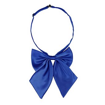 Women's Adjustable Solid Color Pre-tied Bowknot Uniform Bow Tie
