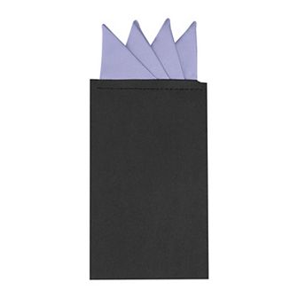 Men's Pocket Squares Prefolded Triangles On Card Suit Handkerchief