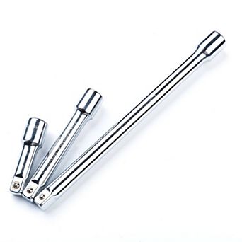 MAXPOWER 1/2 Inch Drive Extension Bar Set (3 in 5 in 10in), 3 pc