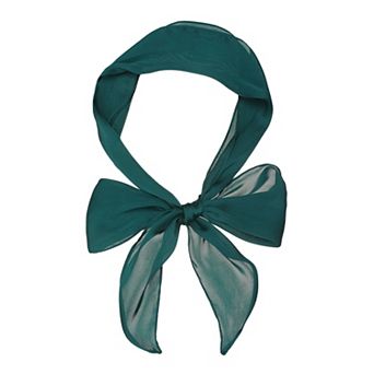 Women's Plain Pure Skinny Scarf Scarves Long Neckerchief Hair Band