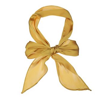 Women's Plain Pure Skinny Scarf Scarves Long Neckerchief Hair Band