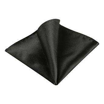 Men's Pocket Square Solid Color Handkerchiefs Self-folded