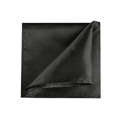 Men's Pocket Square Solid Color Handkerchiefs Self-folded