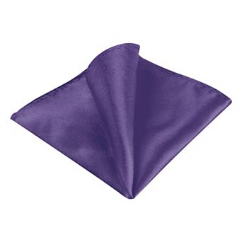 Men's Pocket Square Solid Color Handkerchiefs Self-folded