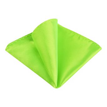 Men's Pocket Square Solid Color Handkerchiefs Self-folded