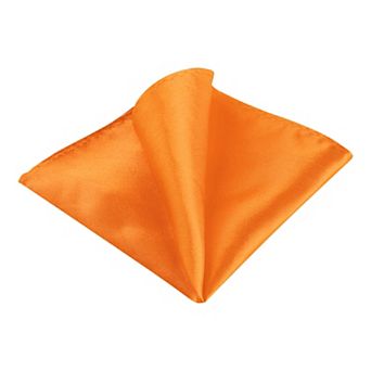 Men's Pocket Square Solid Color Handkerchiefs Self-folded