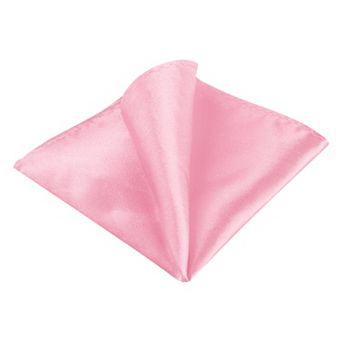 Men's Pocket Square Solid Color Handkerchiefs Self-folded