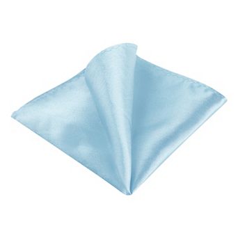 Men's Pocket Square Solid Color Handkerchiefs Self-folded