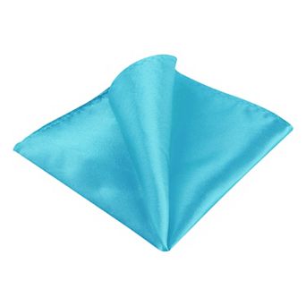 Men's Pocket Square Solid Color Handkerchiefs Self-folded