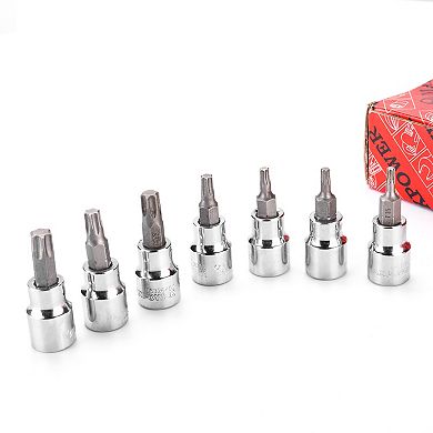 MAXPOWER 3/8 Inch Torx Bits Socket Set (T15 - T50), 7PCS