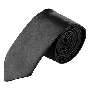 Men's Self-tied Pure Adjustable Necktie Decor Skinny Tie