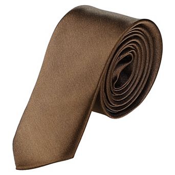 Men's Self-tied Pure Adjustable Necktie Decor Skinny Tie