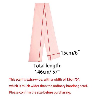 Women's Skinny Silky Solid Color Scarves Waistband Neck Wraps
