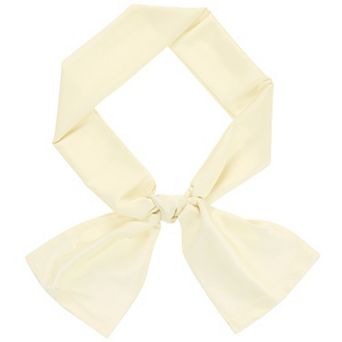 Women's Skinny Silky Solid Color Scarves Waistband Neck Wraps