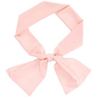 Women's Skinny Silky Solid Color Scarves Waistband Neck Wraps