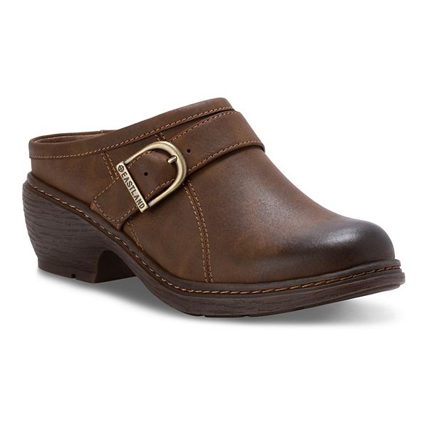 eastland leather clogs