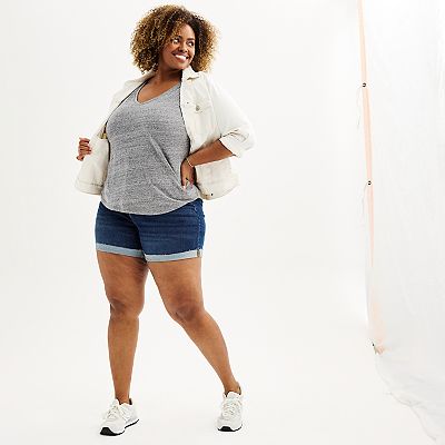 Plus Size Sonoma Goods For Life® Everyday V-Neck T-Shirt
