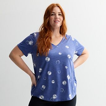 Plus Size Sonoma Goods For Life® Everyday V-Neck T-Shirt
