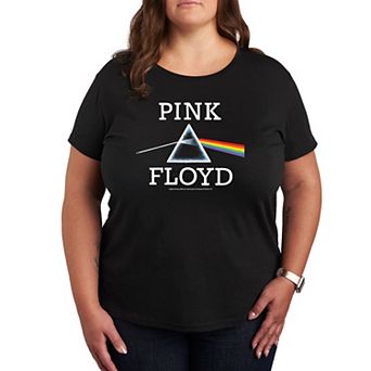 Plus Size Pink Floyd DSOTM Graphic Tee