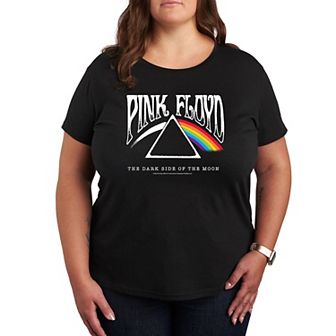 Plus Size Pink Floyd DSOTM Graphic Tee