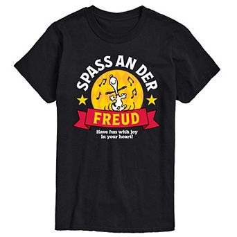 Big & Tall Peanuts Spass An Der Freud Graphic Tee