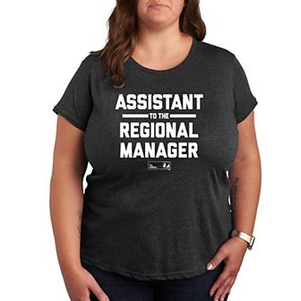 Plus Size The Office Assistant To The Regional Manager Tee