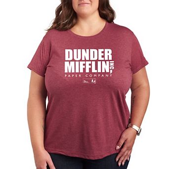 Plus Size The Office Dunder Mifflin Logo Tee