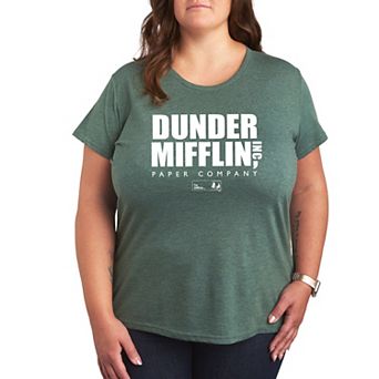 Plus Size The Office Dunder Mifflin Logo Tee