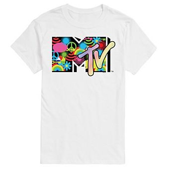 Big & Tall MTV Icon Collage Logo Graphic Tee