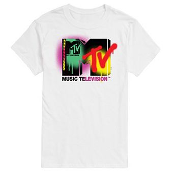 Big & Tall MTV Spray Stencil Logo Graphic Tee